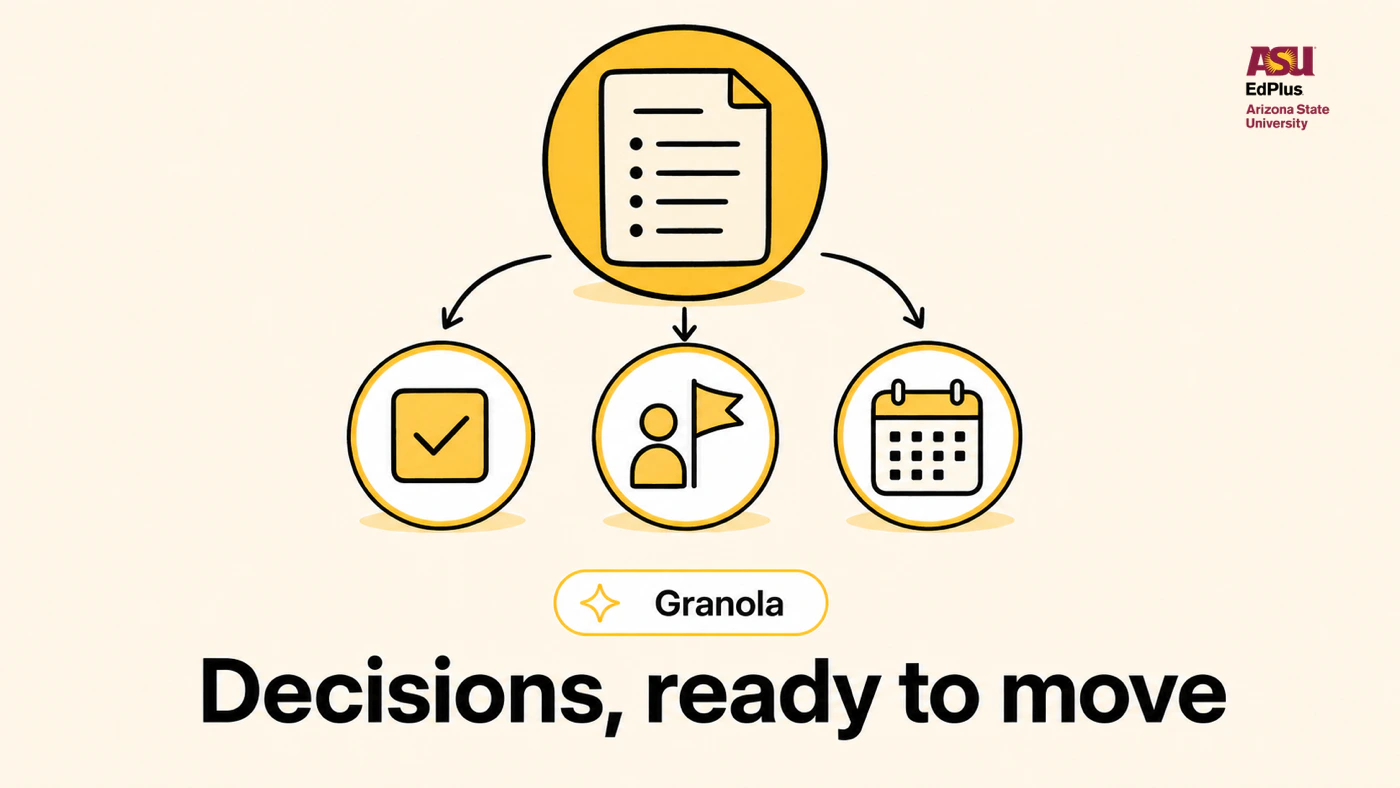 Turn Meeting Notes into Owned Next Steps